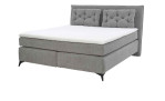 Boxspringbett Cher in der Farbe Grau