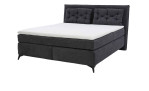 Boxspringbett Cher in der Farbe Anthrazit