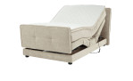 Boxspringbett Pia in der Farbe Beige elektrisch vertstellt