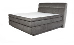 Boxspringbett Quinto Mix in der Farbe Grau