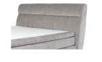 Boxspringbett Quinto Mix in der Farbe Hellgrau Detailaufnahme