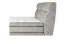 Boxspringbett Quinto Mix in der Farbe Hellgrau Detailaufnahme