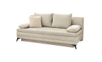 Schlafsofa Laurica in Stoff creme 