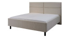Komfort-Polsterbett Livorno in einem Bezugsstoff in Beige.