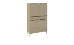 Komfort-Highboard set one Reno in der Farbe taupe matt