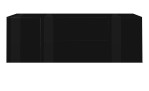 Lowboard Couleur in der Farbe Schwarz, Frontansicht