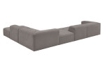 Basis-Ecksofa plano|FORM Toronto, in der Farbausführung Grey, Rückansicht