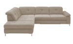 Komfort-Ecksofa plano|FORM Marbella, in der Farbausführung Natur, Frontansicht