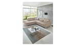 Komfort-Ecksofa plano|FORM Marbella, in der Farbausführung Natur, in einem Raum stehend