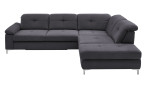 Basis-Ecksofa plano|FORM Marbella, in der Farbausführung Grau, Frontansicht