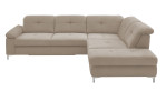 Basis-Ecksofa plano|FORM Marbella, in der Farbausführung Natur, Frontansicht
