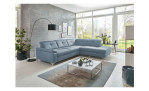 Basis-Ecksofa plano|FORM Marbella, in der Farbausführung Ice, in einem Raum stehend