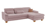 Komfort-Wohnlandschaft plano|FORM Marbella, in der Farbausführung Rose 