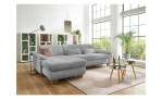 Komfort-Wohnlandschaft plano|FORM Marbella, in der Farbausführung Grey , in einem Raum stehend