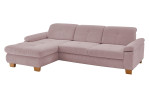 Basis-Wohnlandschaft plano|FORM Marbella, in der Farbausführung Rose, Schrägansicht