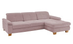 Basis-Wohnlandschaft plano|FORM Marbella, in der Farbausführung Rose, Schrägansicht