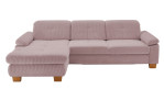Basis-Wohnlandschaft plano|FORM Marbella, in der Farbausführung Rose, Frontansicht