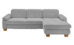 Basis-Wohnlandschaft plano|FORM Marbella, in der Farbausführung Grey, Frontansicht
