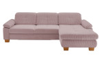 Basis-Wohnlandschaft plano|FORM Marbella, in der Farbausführung Rose, Frontansicht