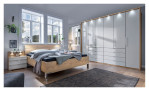 Komfort-Bettanlage Messina in Bianco Eiche im Zimmer