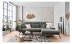 Komfort - Ecksofa Daria, in der Farbausführung Khaki