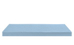 Kaltschaummatratze 90 x 190 cm in einem Bezug in Hellblau