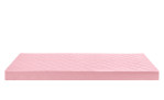 Kaltschaummatratze 90 x 190 cm in einem Bezug in Rose