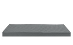 Kaltschaummatratze 90 x 200 cm H2 im Baumwollbezug in Anthrazit.