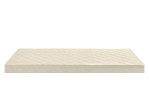 Kaltschaummatratze 90 x 200 cm H2 im Baumwollbezug in Beige.