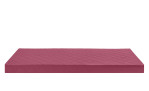 Kaltschaummatratze 90 x 200 cm H2 im Baumwollbezug in Brombeere.