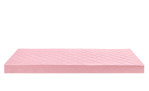 Kaltschaummatratze 90 x 200 cm H2 im Baumwollbezug in Rose.