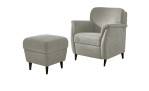 Komfort-Sessel plano|FORM Florenz, mit einem Sessel, in der Farbausführung Hellgrau