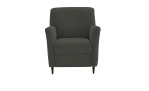 Basis-Sessel plano|FORM Florenz, in der Farbausführung Anthrazit, Frontansicht
