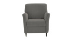 Basis-Sessel plano|FORM Florenz, in der Farbausführung Dunkelgrau, Frontansicht