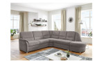 Basis-Wohnlandschaft plano|FORM Easyplan Q+, in der Farbausführung Stone, in einem Raum stehend