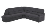 Basis-Wohnlandschaft plano|FORM Easyplan Q+, in der Farbausführung Anthrazit, Schrägansicht