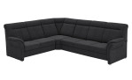 Basis-Ecksofa plano|FORM Favorit, in der Farbausführung Anthrazit, Schrägansicht