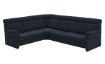 Basis-Ecksofa plano|FORM Favorit, in der Farbausführung Blau, Schrägansicht