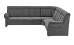 Basis-Ecksofa plano|FORM Favorit, in der Farbausführung Alu, Frontansicht