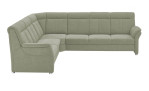 Basis-Ecksofa plano|FORM Favorit, in der Farbausführung Lind, Frontansicht