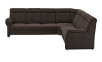 Basis-Ecksofa plano|FORM Favorit, in der Farbausführung Nougat, Frontansicht