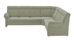 Basis-Ecksofa plano|FORM Favorit, in der Farbausführung Lind, Frontansicht