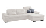 Komfort-Ecksofa plano|FORM Athen, in der Farbausführung White