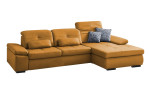 Komfort-Ecksofa plano|FORM Athen, in der Farbausführung Curry