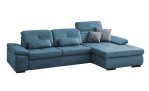 Komfort-Ecksofa plano|FORM Athen, in der Farbausführung Ocean