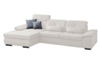 Komfort-Ecksofa plano|FORM Athen, in der Farbausführung White