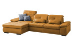 Komfort-Ecksofa plano|FORM Athen, in der Farbausführung Curry