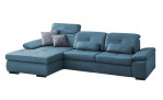 Komfort-Ecksofa plano|FORM Athen, in der Farbausführung Ocean