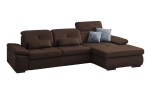 Komfort-Ecksofa plano|FORM Athen, in der Farbausführung Kastanie