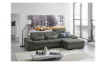 Komfort-Ecksofa plano|FORM Athen, in der Farbausführung Grün, in einem Raum stehend